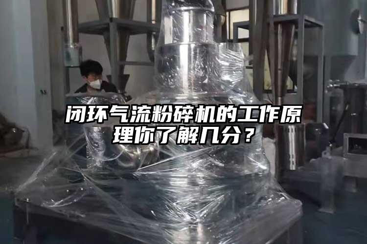 閉環(huán)氣流粉碎機(jī)的工作原理你了解幾分？
