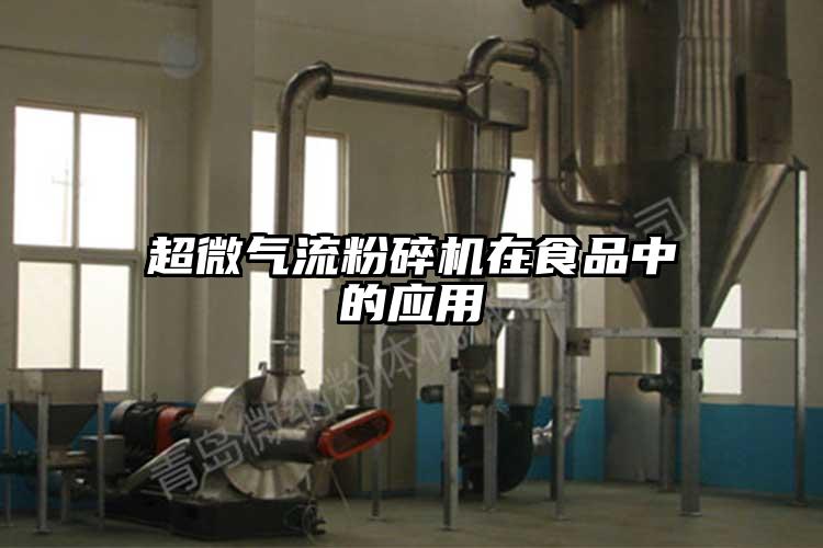 超微氣流粉碎機在食品中的應(yīng)用